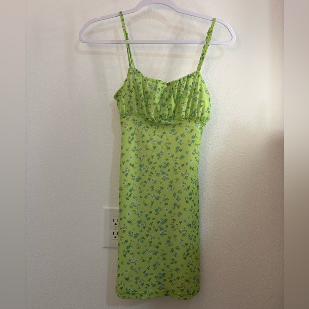 Rue21 Light Green Floral Dress